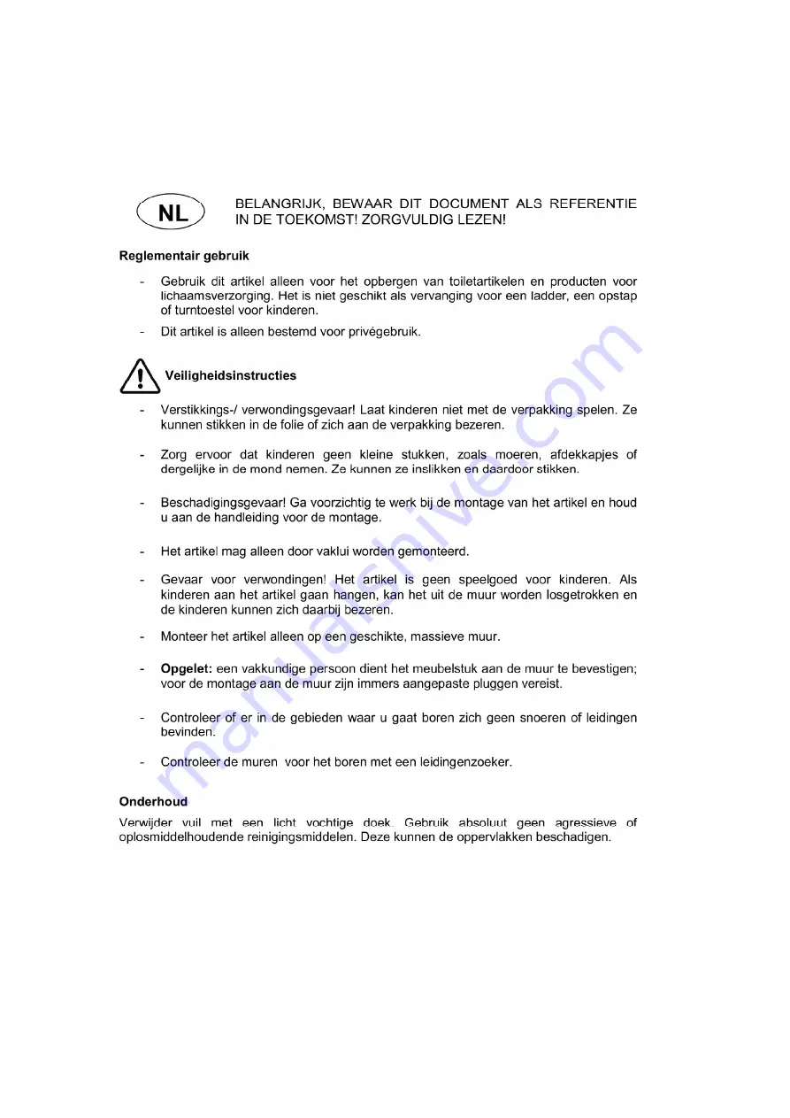 Welltime 20448736 Assembly Instructions Manual Download Page 3