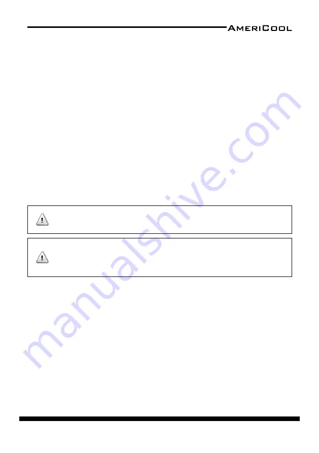 Weltem Americool HPC-3000 Owner'S Manual Download Page 17