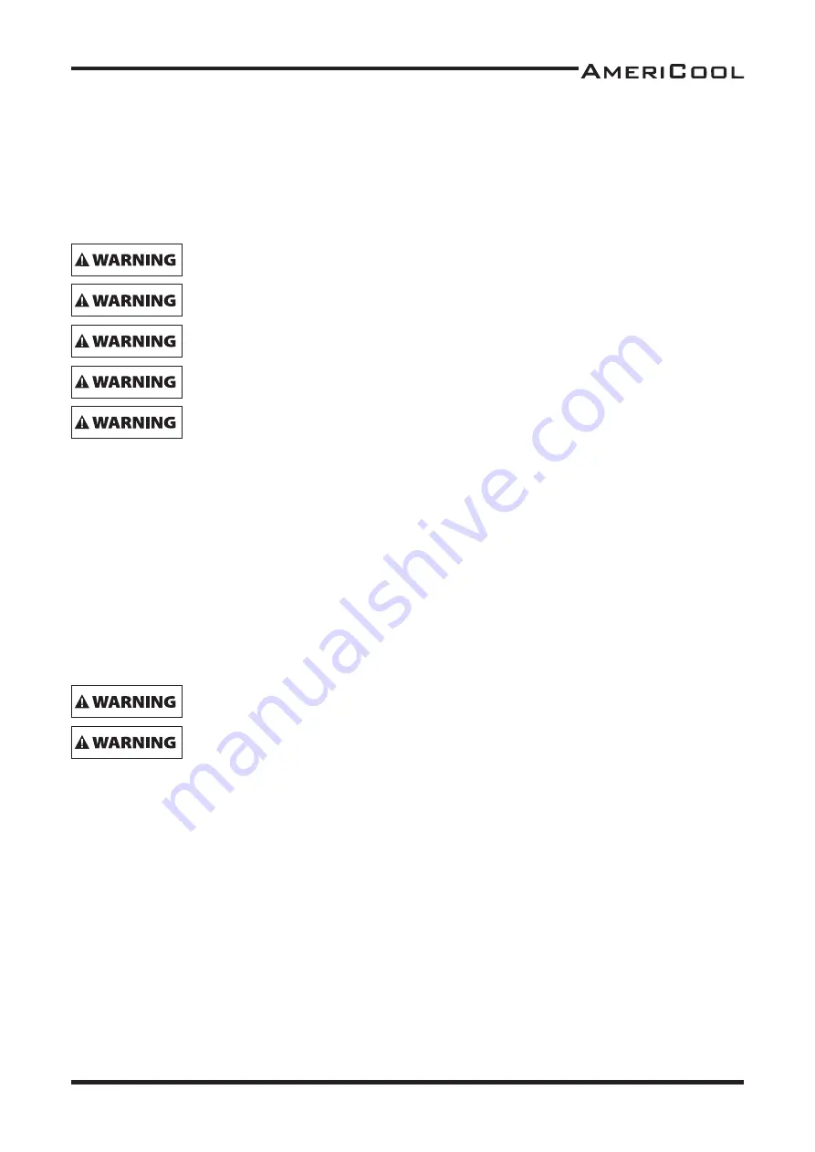 Weltem americool WPC-15000 Owner'S Manual Download Page 5