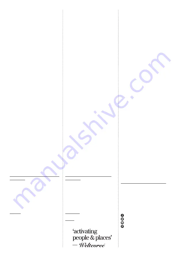 Weltevree Bended table 180 Product Manual Download Page 12