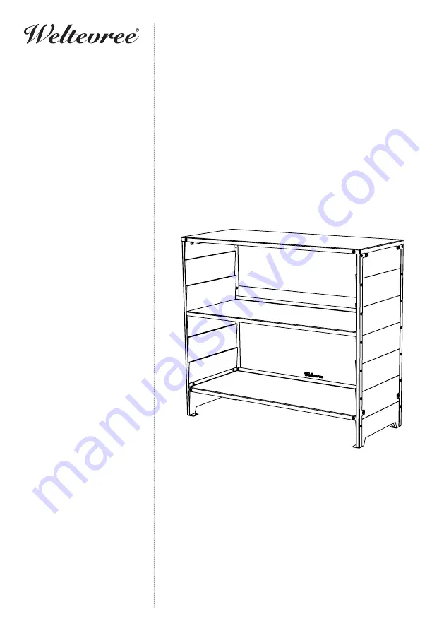 Weltevree Rabat Shelving low Product Manual Download Page 1