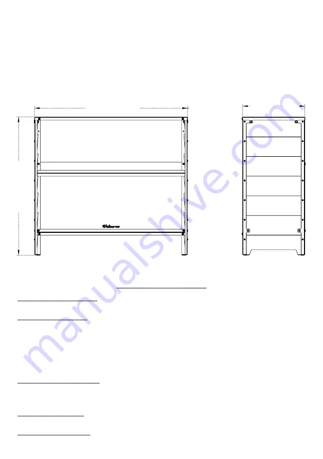 Weltevree Rabat Shelving low Product Manual Download Page 3