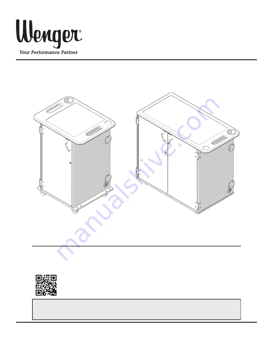 Wenger 1-Column Owner'S Manual Download Page 1