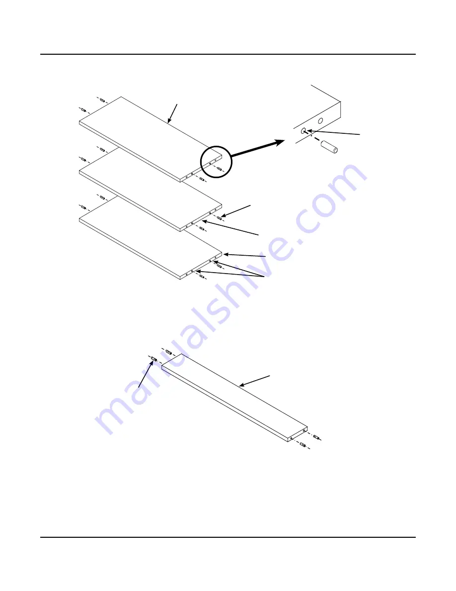 Wenger Bookcases Assembly Instructions Manual Download Page 5