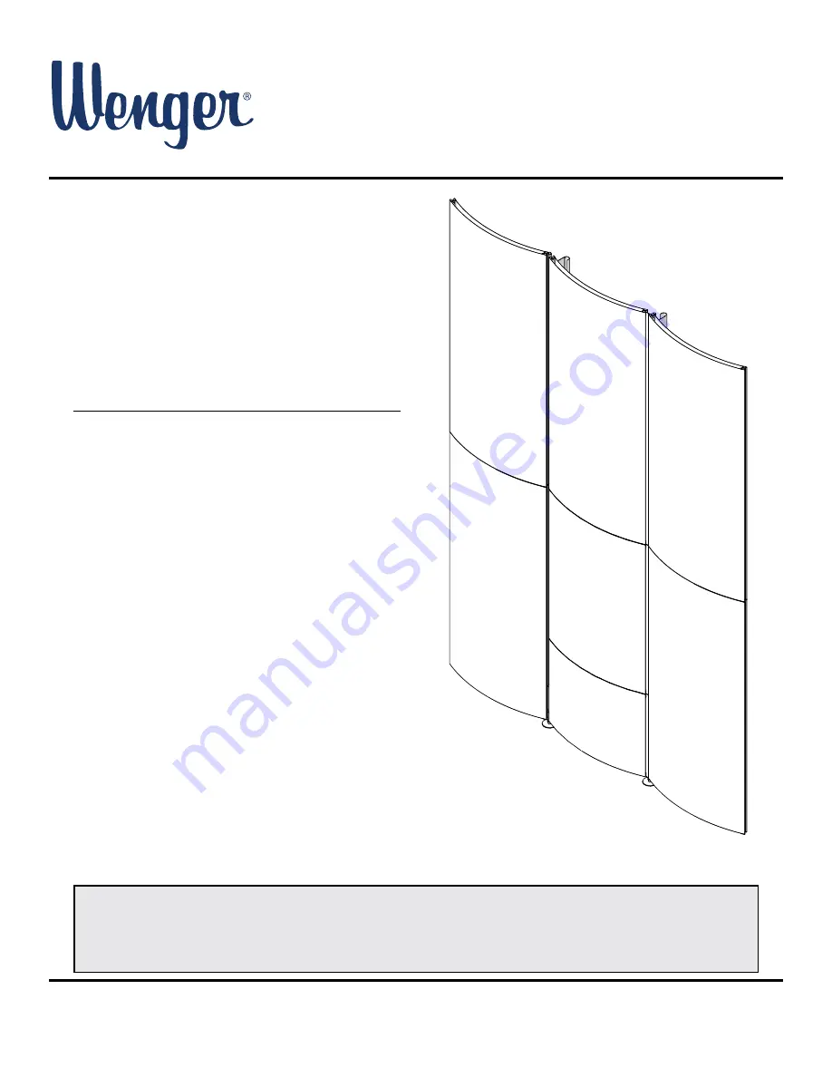 Wenger Diva Acoustical Tower Скачать руководство пользователя страница 1