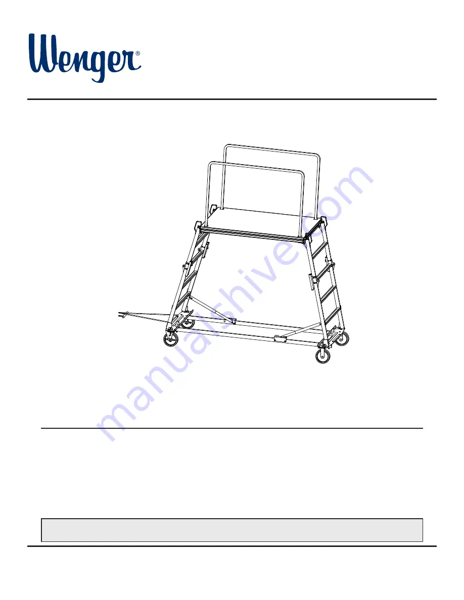 Wenger OnBoard 210A018 Assembly And Owner'S Manual Download Page 1