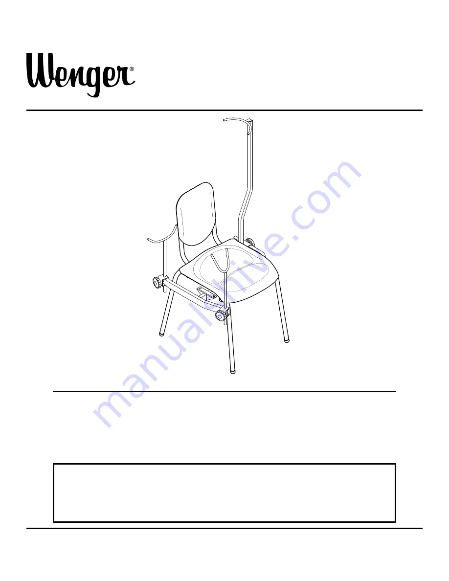 Wenger Sousaphone Holder Assembly Instructions Manual Download Page 1