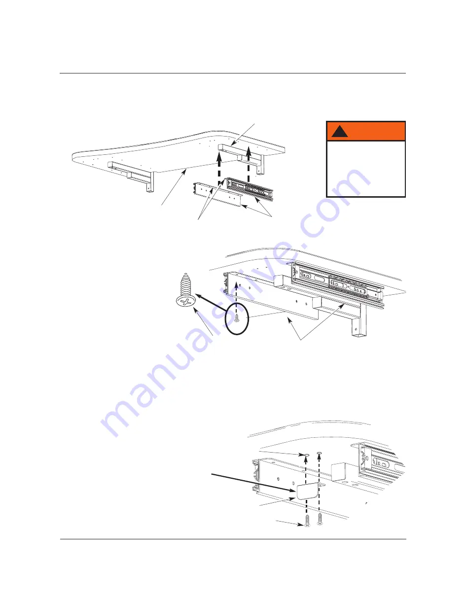 Wenger Studio Makeup Station with Drawer Option Скачать руководство пользователя страница 5