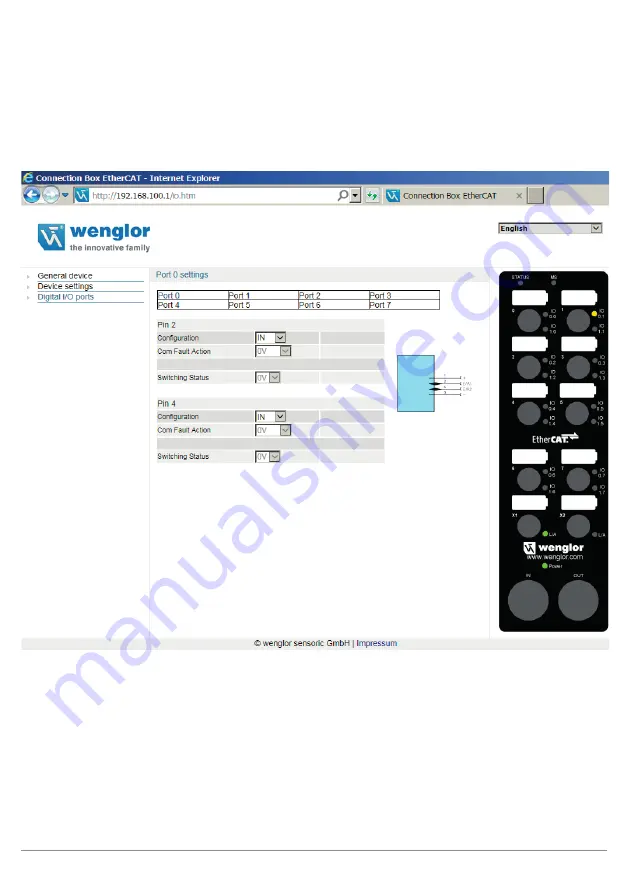 Wenglor EtherCAT ZAI02CN0x Скачать руководство пользователя страница 34