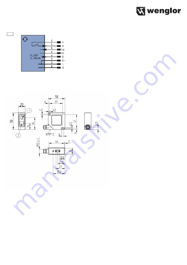 Wenglor OPT2001 Operating Instructions Manual Download Page 7