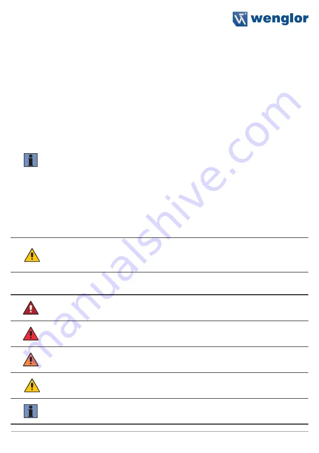 Wenglor P1HJ1 Series Operating Instructions Manual Download Page 3