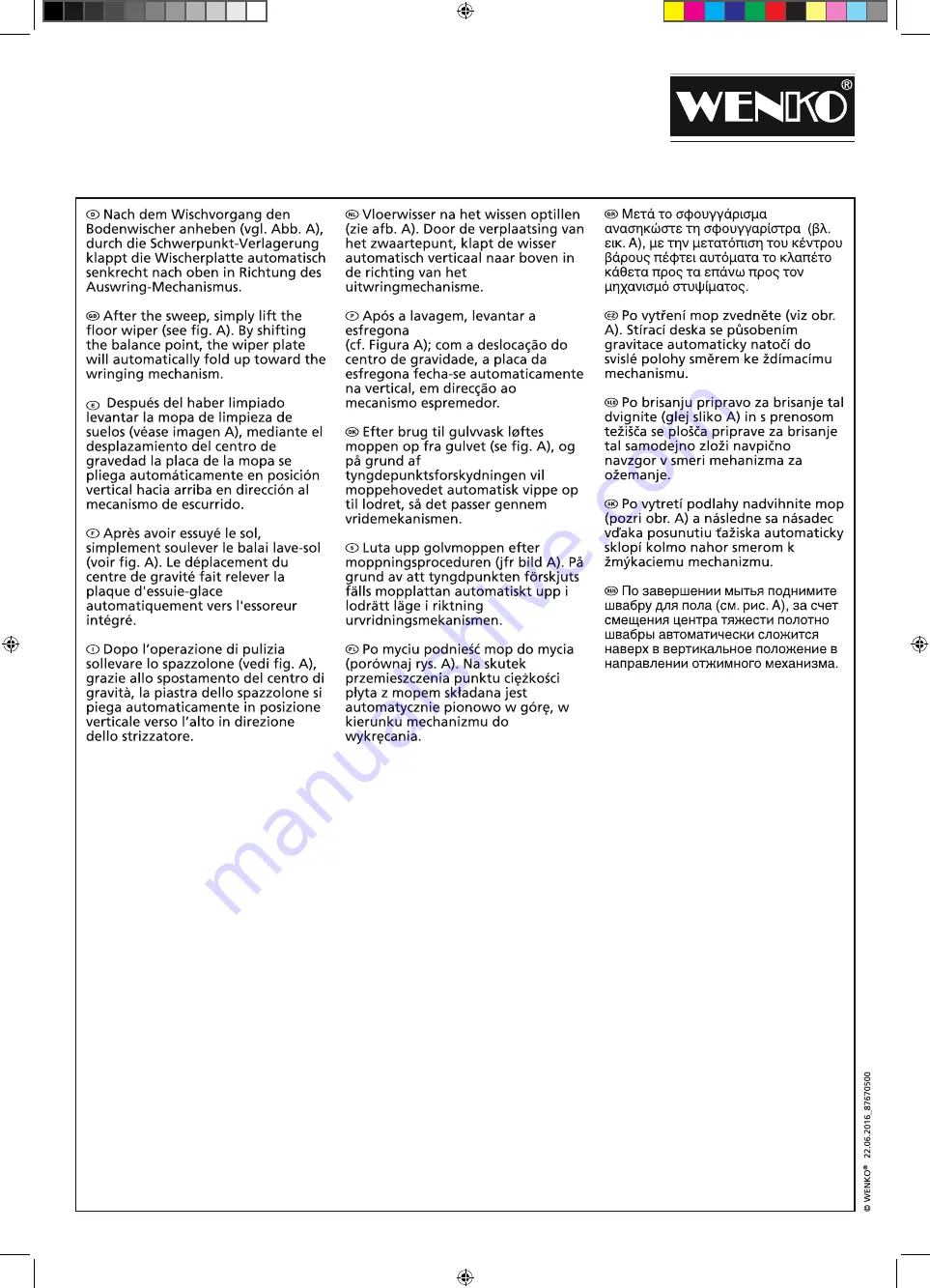 WENKO 87670500 Assembly Instructions Download Page 2