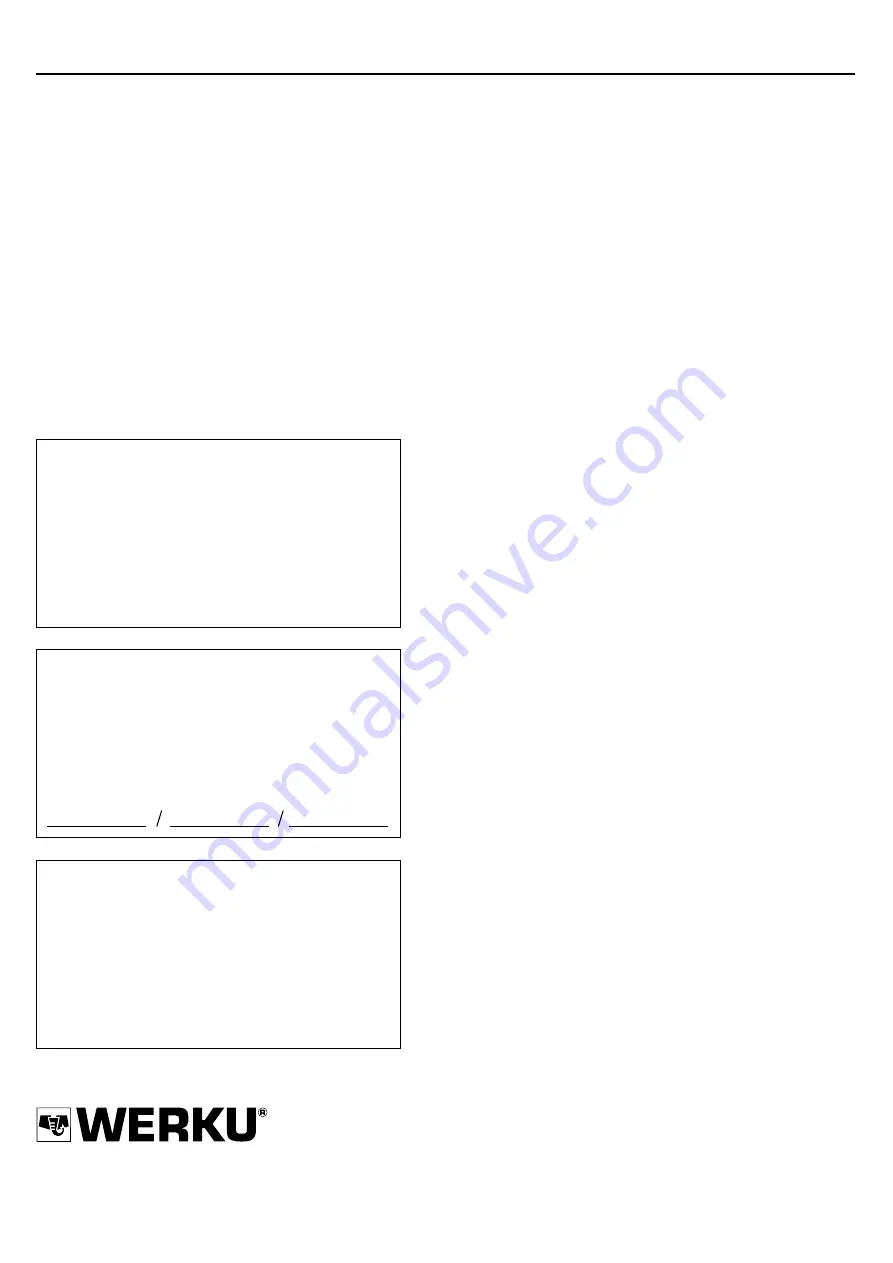 WERKU WK400100 Original Instructions Manual Download Page 36