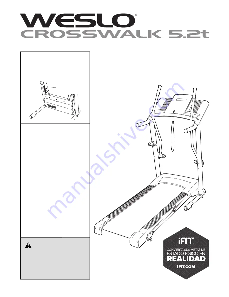 Weslo 831.21902.0 (Spanish) Manual Del Usuario Download Page 1