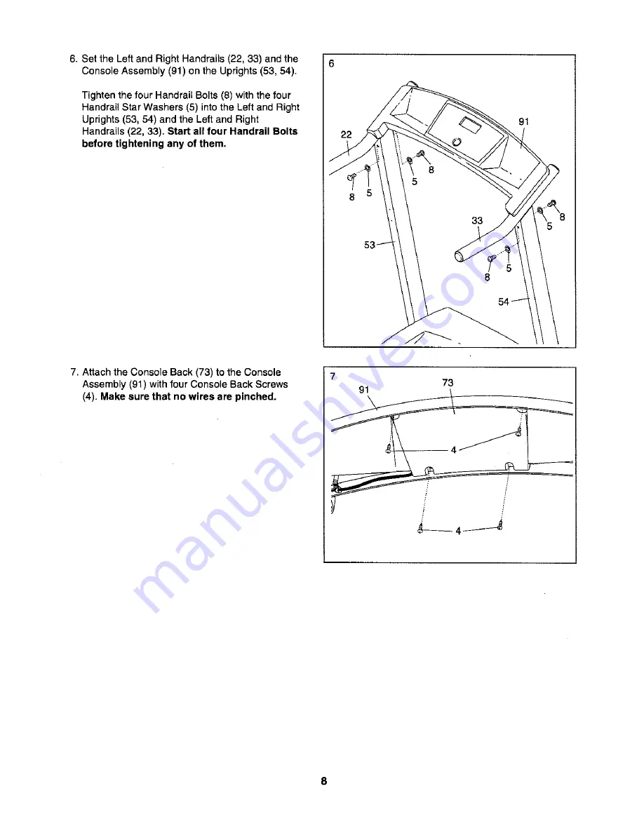 Weslo 831.24602.0 User Manual Download Page 8