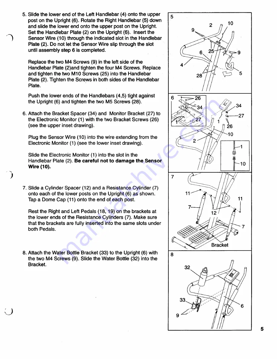 Weslo Ascent 725 Manual Download Page 5