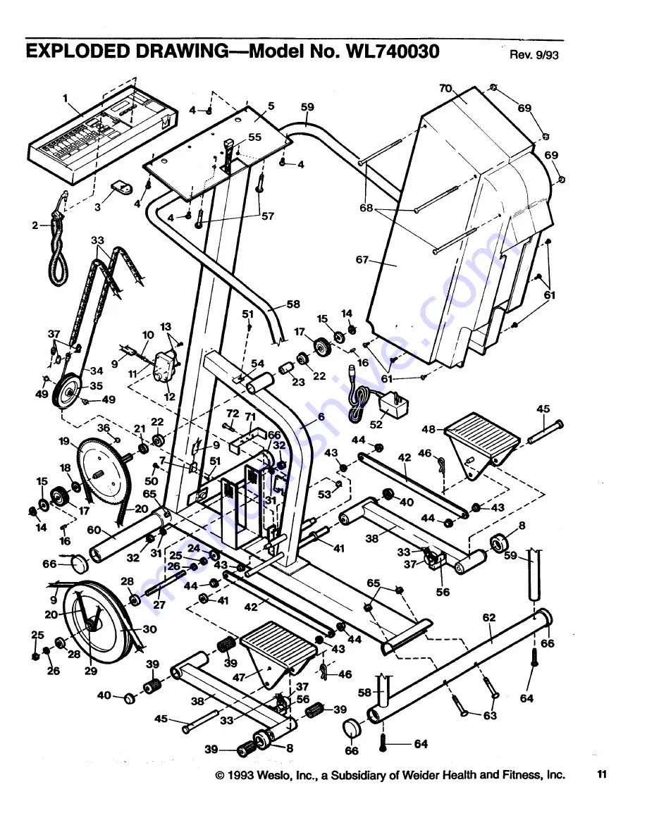 Weslo Ascent 740 Скачать руководство пользователя страница 11