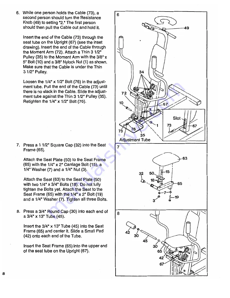 Weslo Body Shop 2 Manual Download Page 8