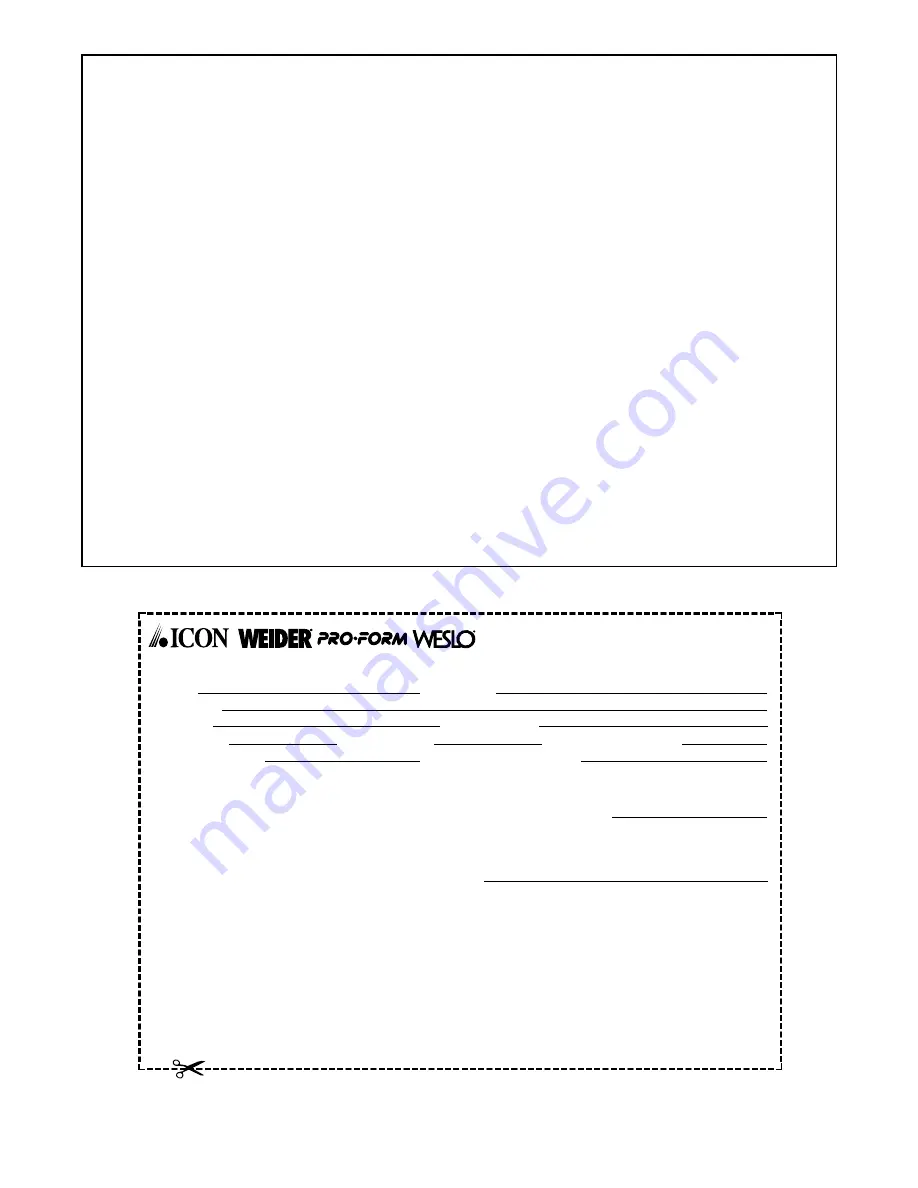 Weslo Cadence 1020 Treadmill User Manual Download Page 19