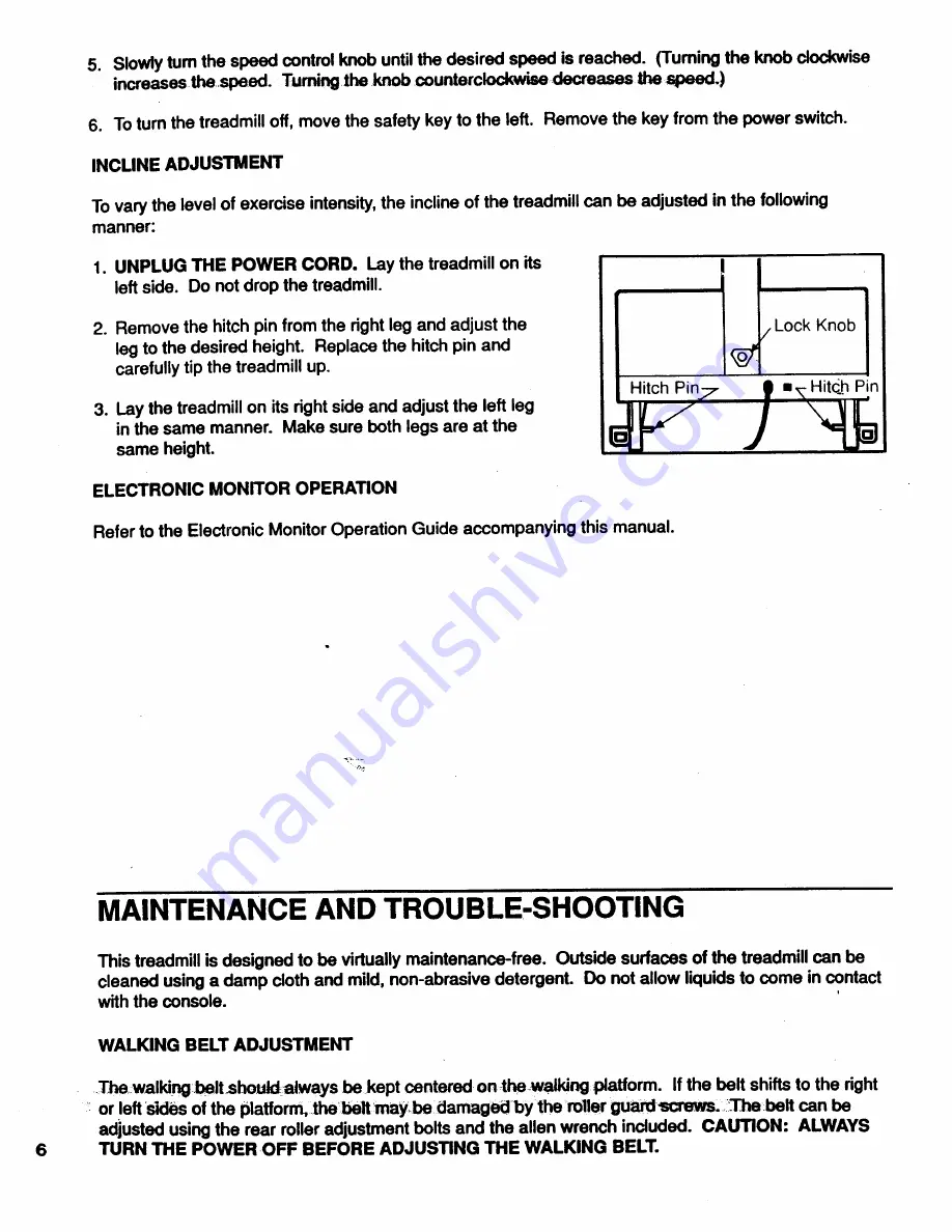 Weslo Cadence 2050 Manual Download Page 6