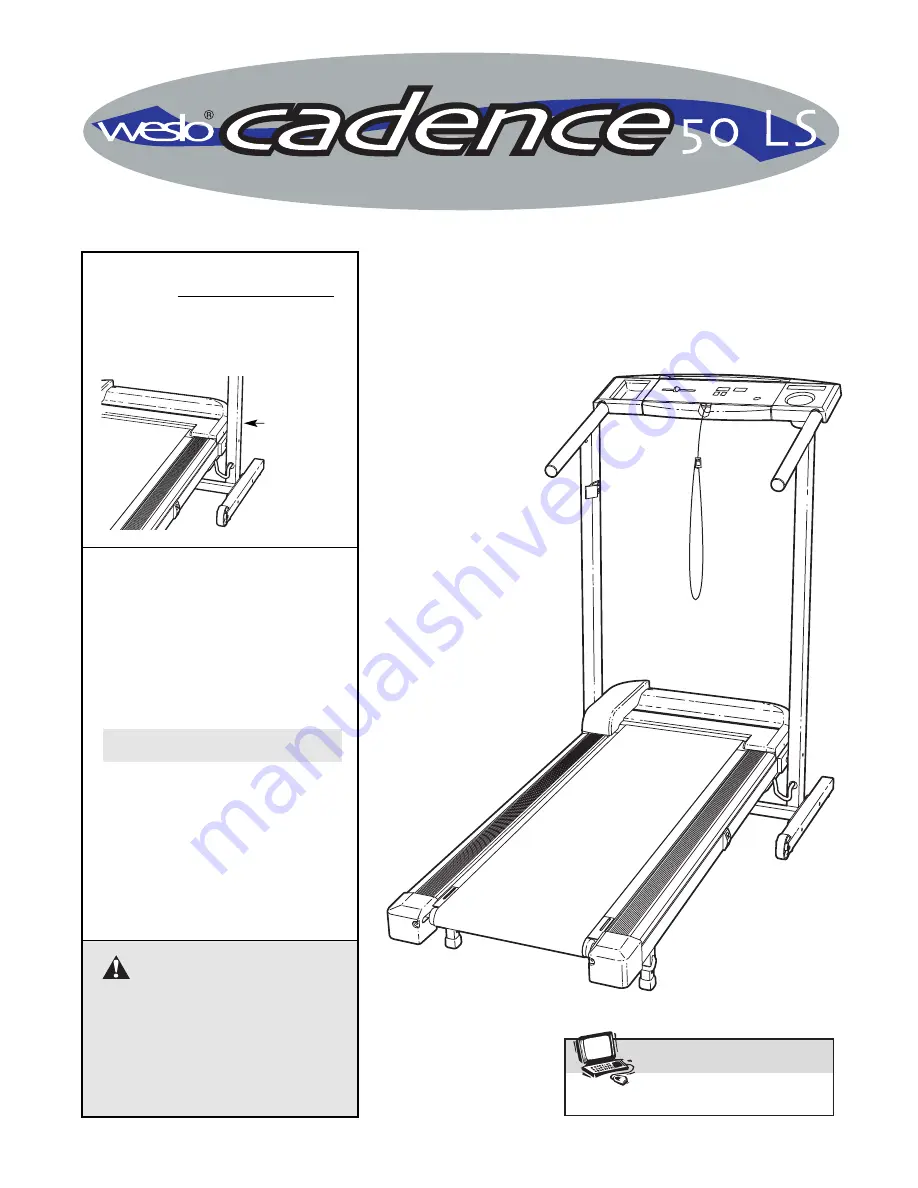 Weslo Cadence 50 Ls Скачать руководство пользователя страница 1