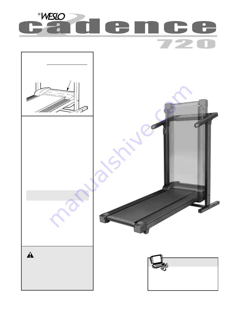 Weslo Cadence 720 (German) Bedienungsanleitung Download Page 1