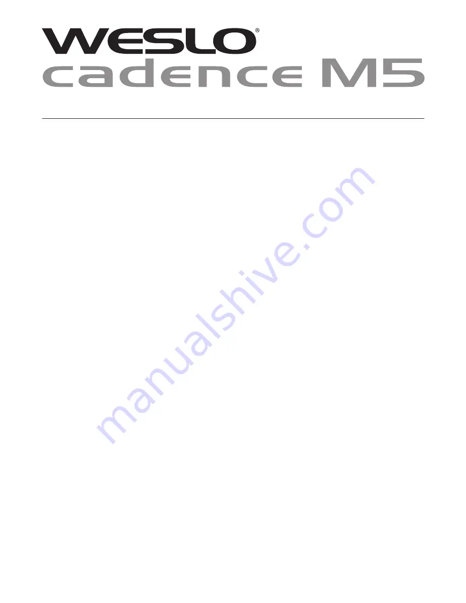 Weslo Cadence M5 Treadmill (Dutch) Gebruiksaanwijzing Download Page 2