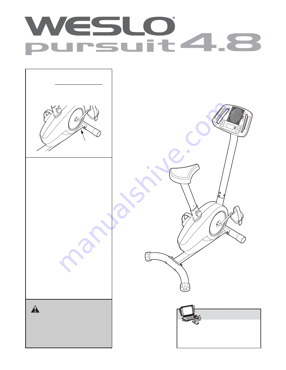 Weslo Pursuit 4.8 Скачать руководство пользователя страница 1