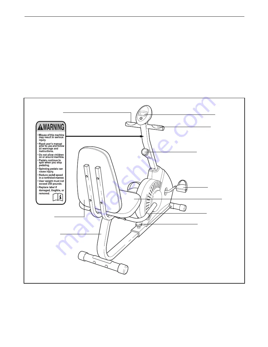 Weslo Pursuit 6.0 Dx User Manual Download Page 3