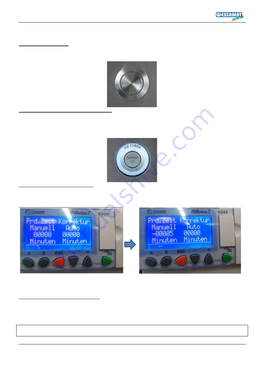 Wessamat Cube-Line IC 130 EL User Manual Download Page 87