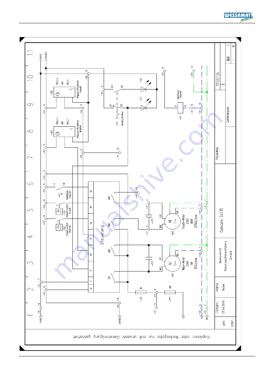 Wessamat Cube-Line IC 130 EL User Manual Download Page 112