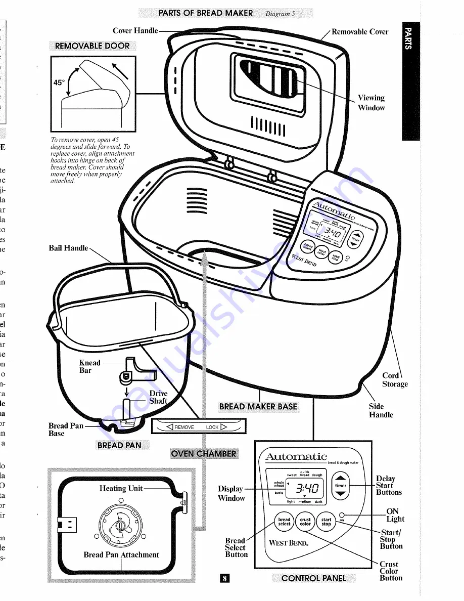 West Bend L5083 Instruction Manual Download Page 9