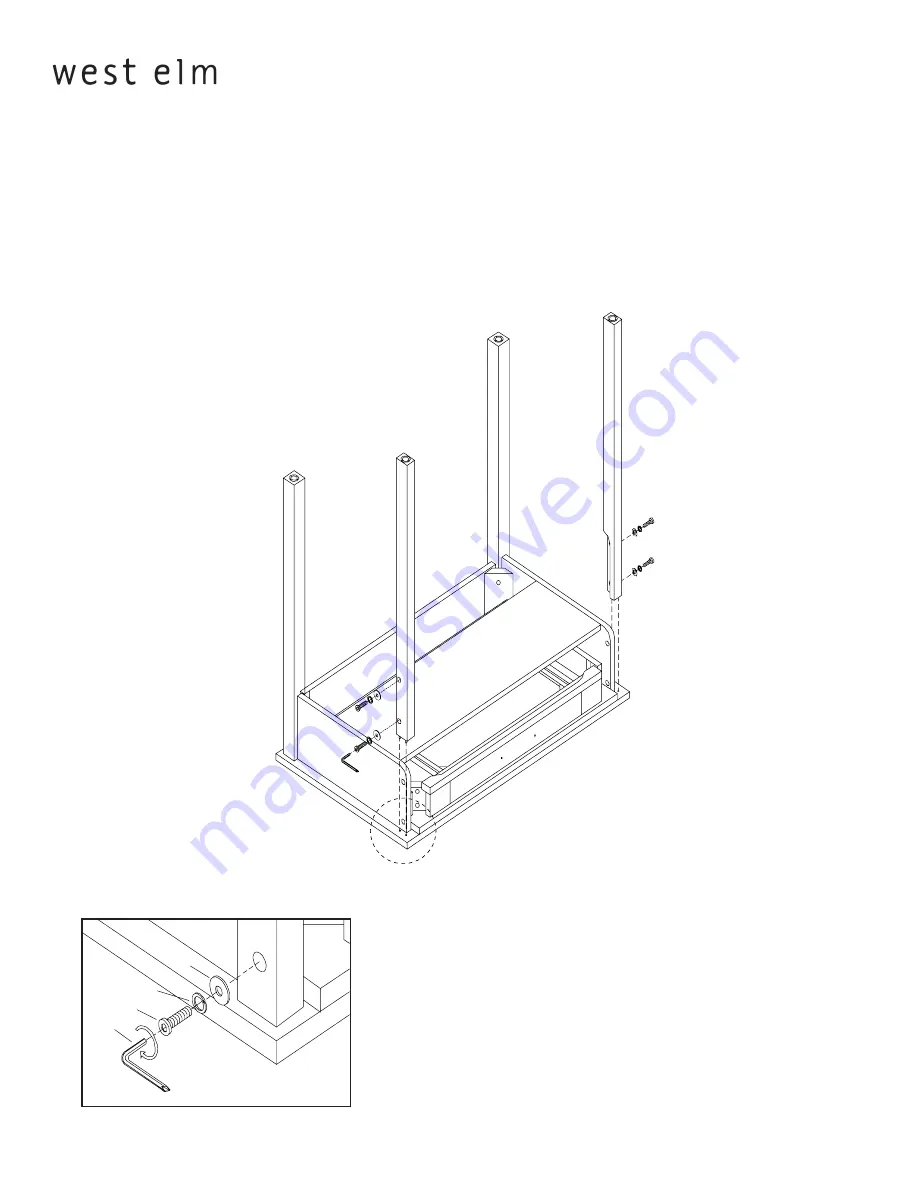 West Elm jay desk Скачать руководство пользователя страница 3