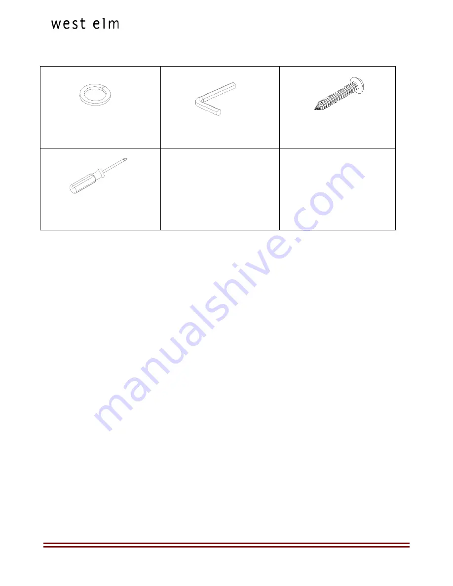 West Elm LOGAN Assembly Instructions Manual Download Page 3