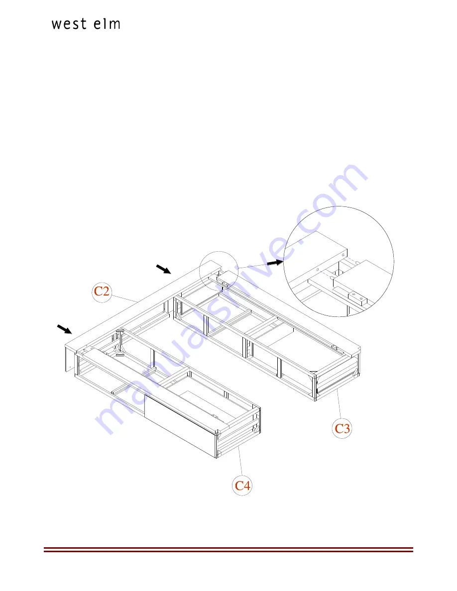 West Elm LOGAN Assembly Instructions Manual Download Page 5