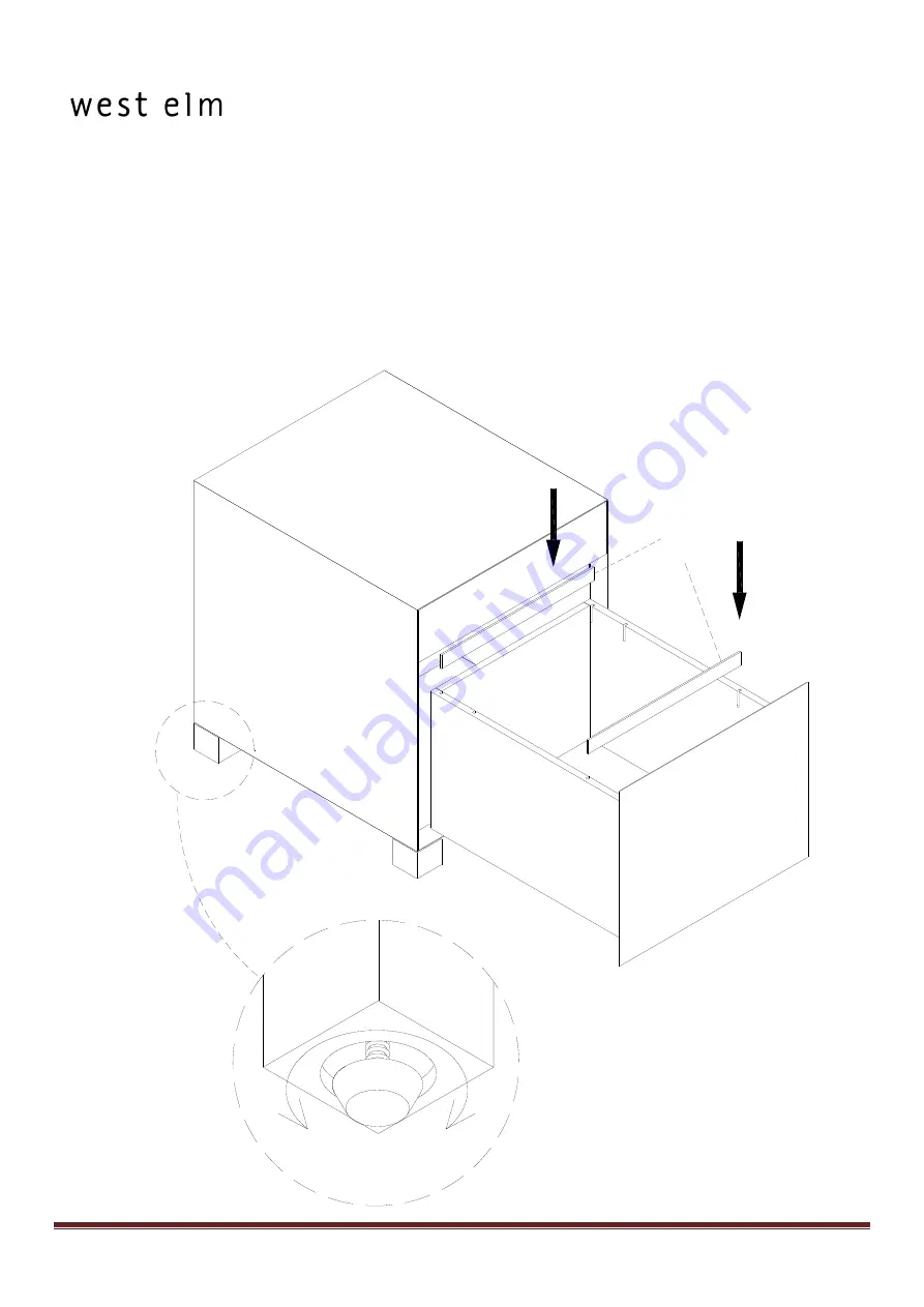 West Elm Parsons 5575063 Скачать руководство пользователя страница 2