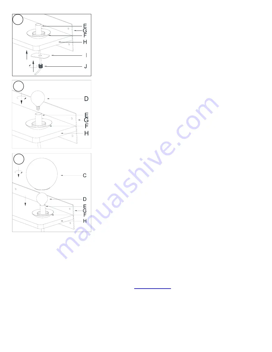 West Elm Wood and Glass Shelf Light Assembly Instructions Download Page 5