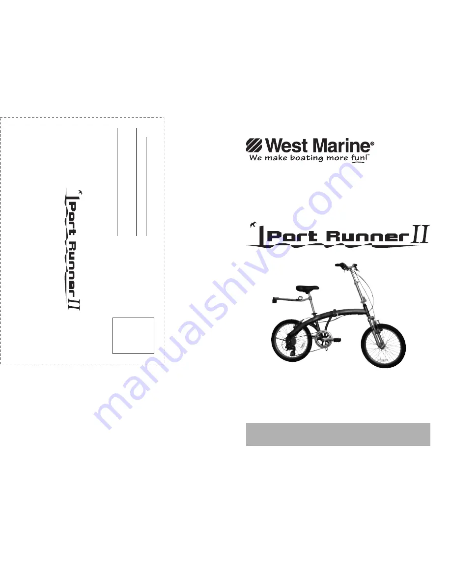 West Marine Port Runner II Assembly Instructions Download Page 1