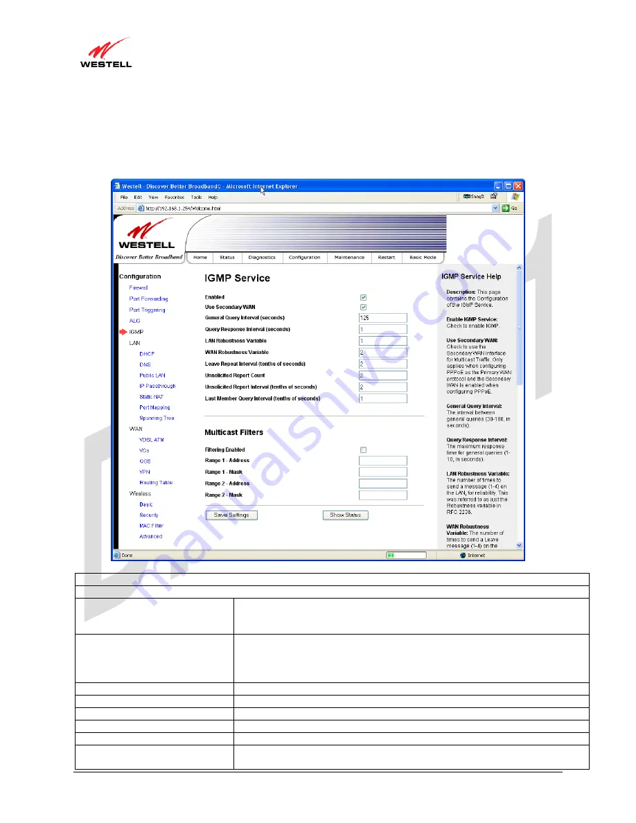 Westell 826010 Скачать руководство пользователя страница 47