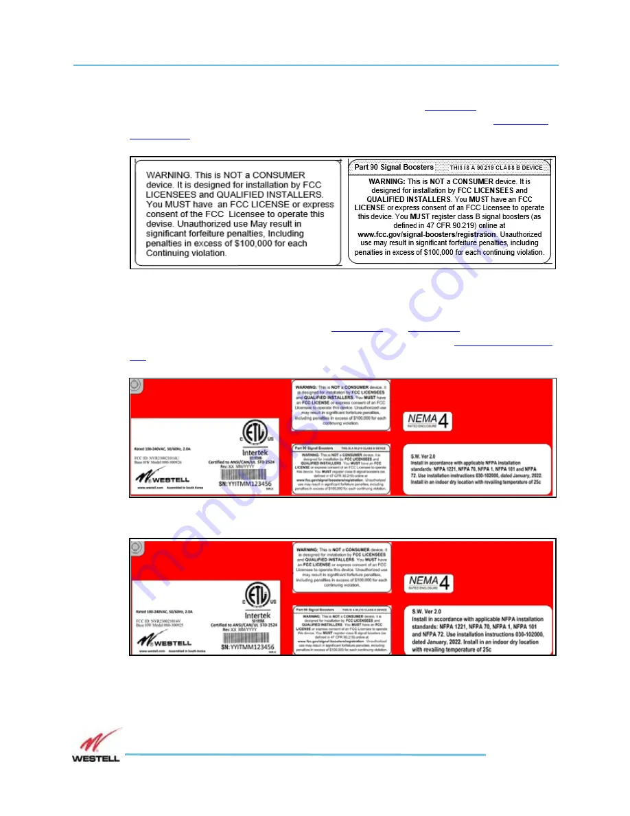 Westell ProtectLink VHF-UHF Скачать руководство пользователя страница 22