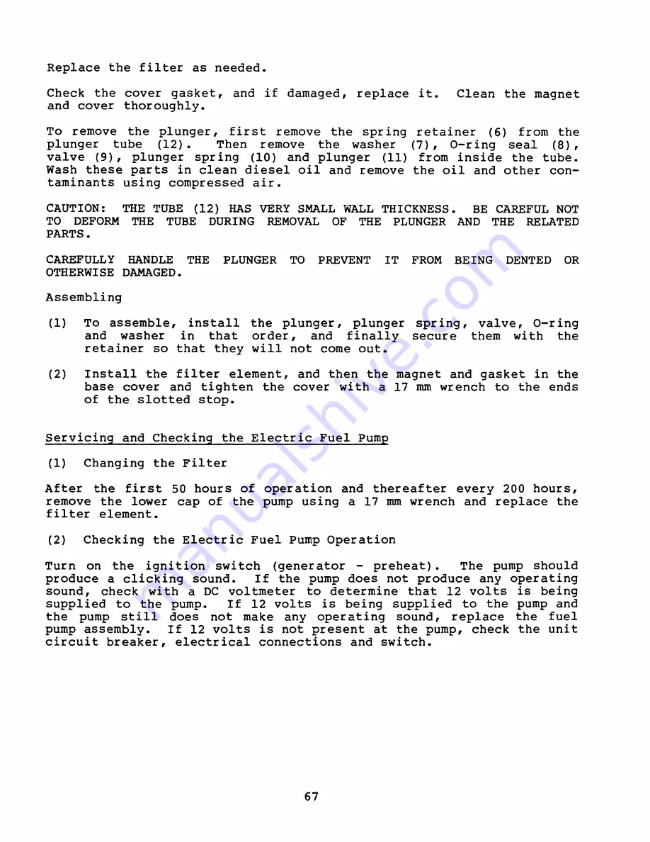 Westerbeke 10TWO Technical Manual Download Page 70