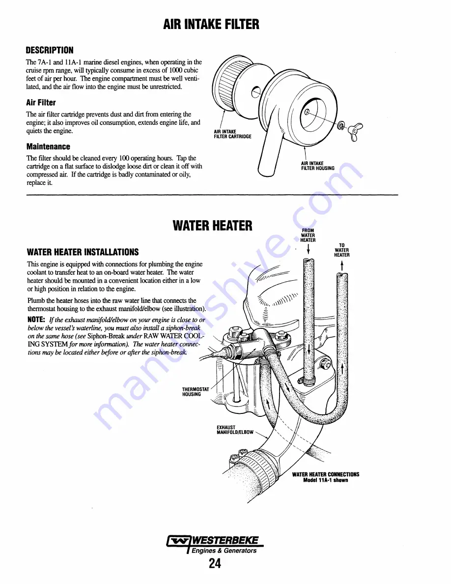 Westerbeke 11A-1 Скачать руководство пользователя страница 31