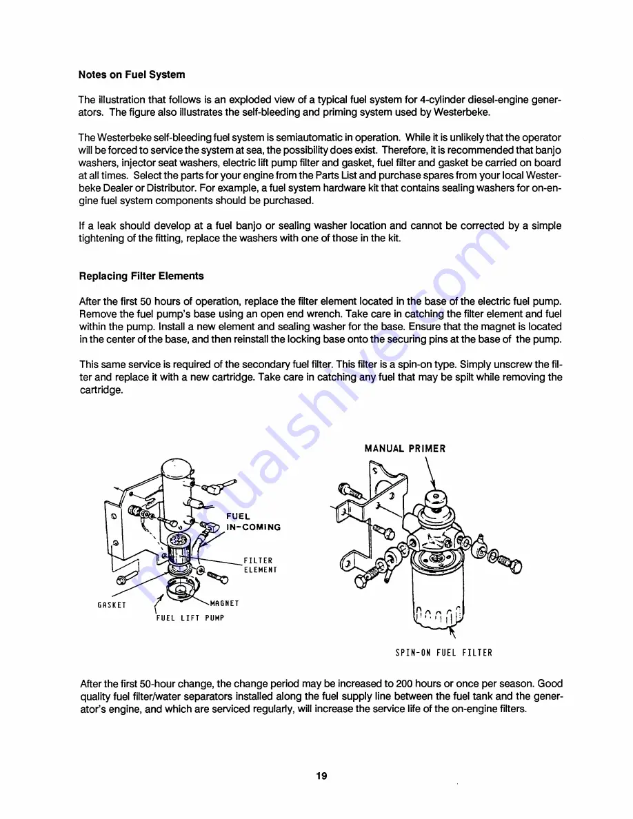 Westerbeke 12.0BTD50-HERTz Operator'S Manual Download Page 24