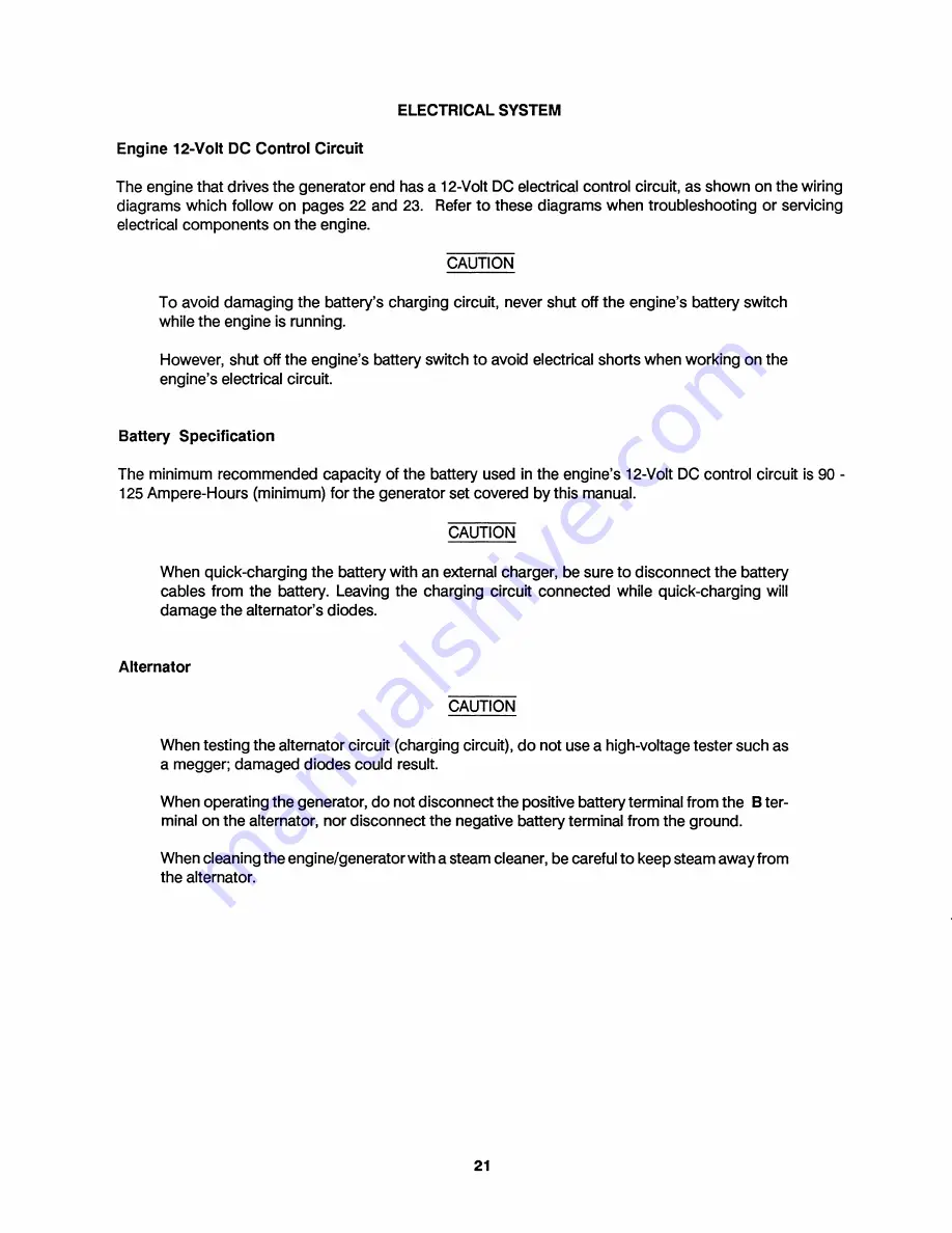 Westerbeke 12.0BTD50-HERTz Operator'S Manual Download Page 26