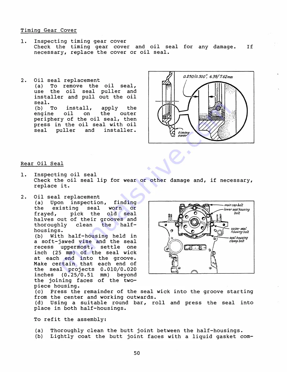 Westerbeke 16.0 WTA - 50 Hz Technical Manual Download Page 53