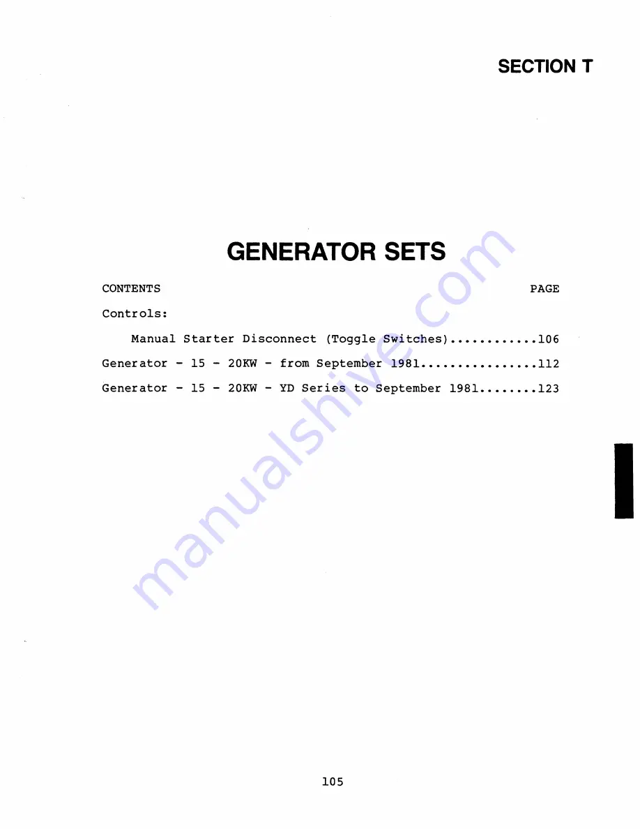 Westerbeke 16.0 WTA - 50 Hz Technical Manual Download Page 108