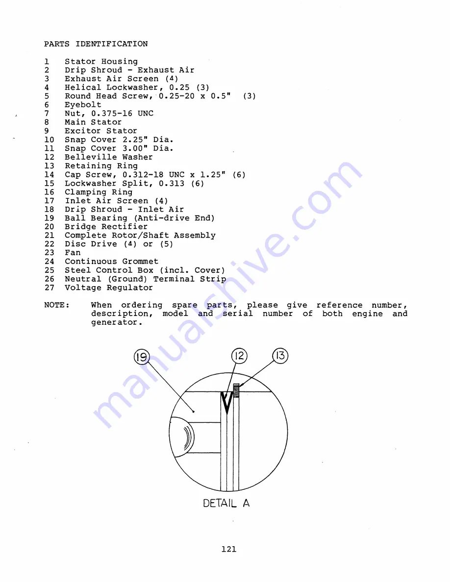 Westerbeke 16.0 WTA - 50 Hz Technical Manual Download Page 124