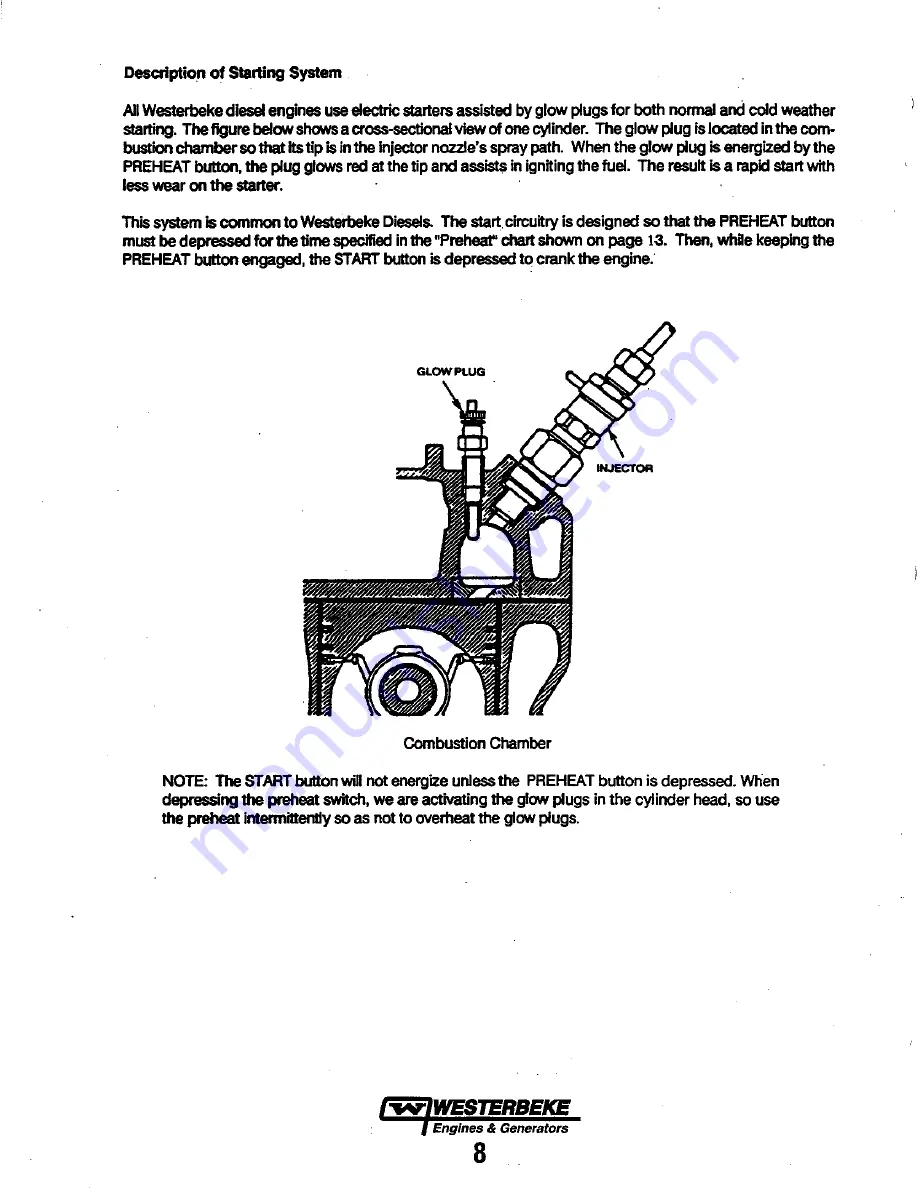 Westerbeke 20B TWO Operator'S Manual Download Page 14