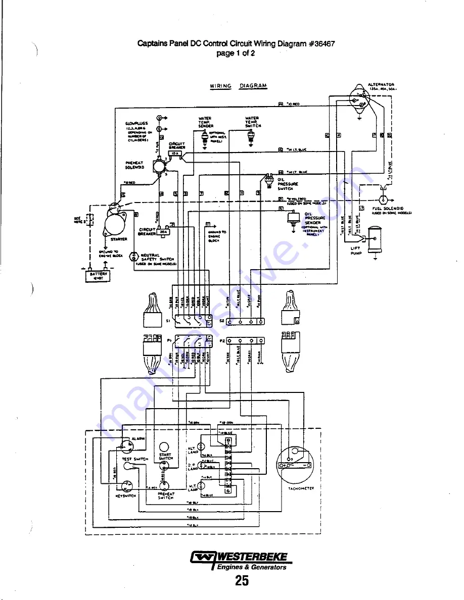 Westerbeke 20B TWO Operator'S Manual Download Page 31