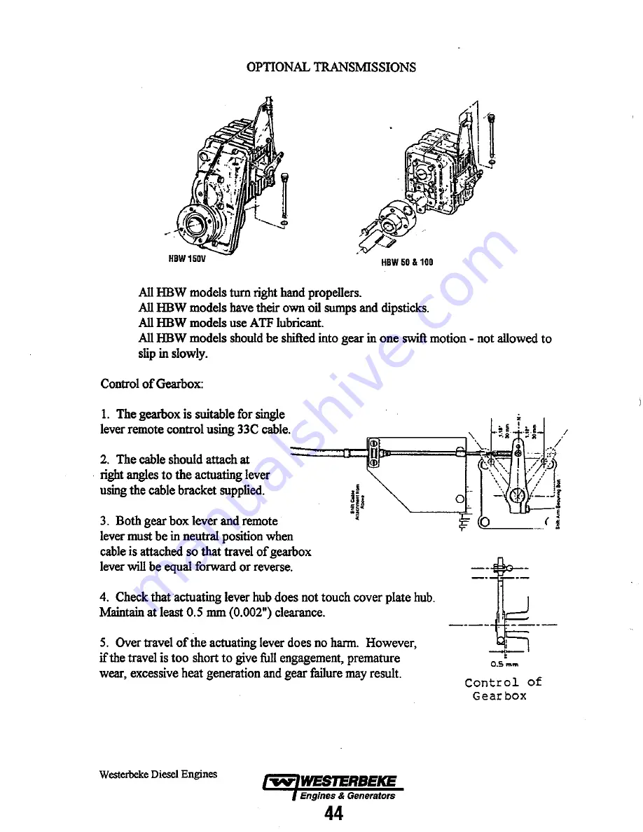 Westerbeke 20B TWO Operator'S Manual Download Page 52